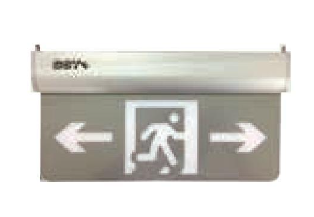 四川海灣HW-BLJC-2LEⅡ1W-N462雙面單向標志燈集中電源集中控制型消防應急標志燈具